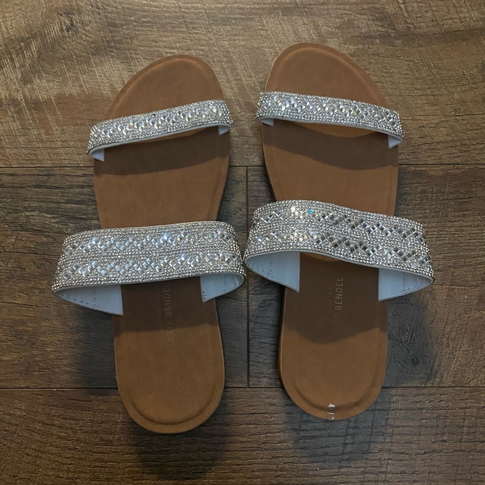 Alexis Bendel Embellished Sandals Size 8.5